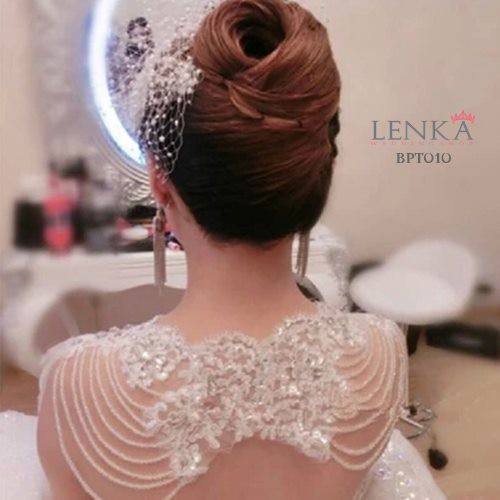 (SHOP NOW) BOLERO PESTA BROKAT MUTIARA WEDDING PENGANTIN WANITA MODERN BPT010