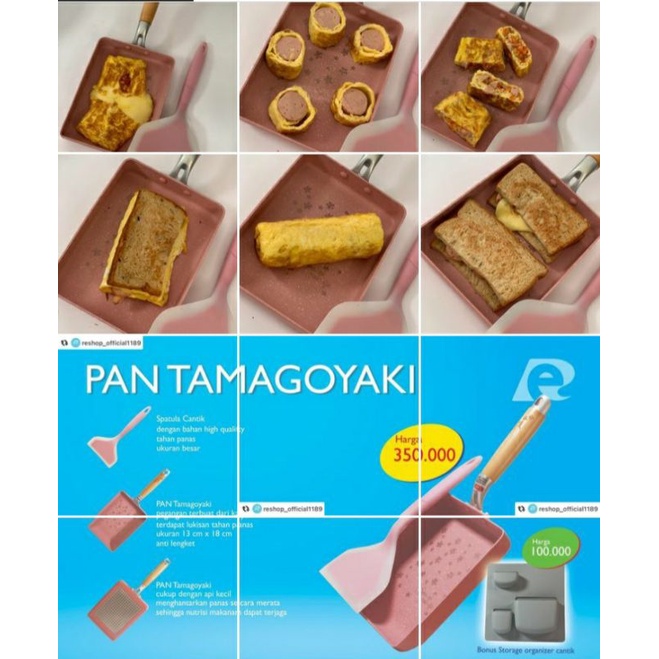 WAJAN ANTI LENGKET,WAJAN KOTAK PINK,WAJAN TELUR