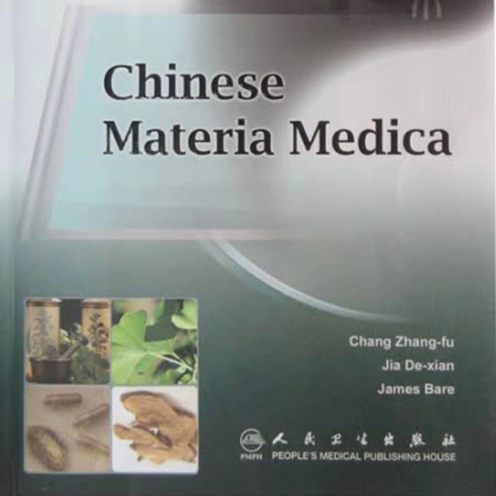 Chinese Materia Medica - Chang Zang Fu, Jia de-xian, James bare