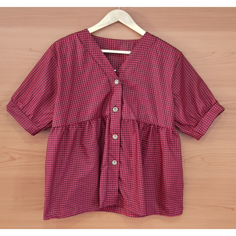 BinxFashion Blouse Jumbo / Atasan Wanita Jumbo / Pakaian Wanita Jumbo 40-5