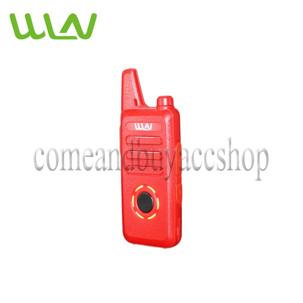 Walkie Talkie WLN HT Two-Way Radio KD-C1 (Dengan Layar Digital)-Merah