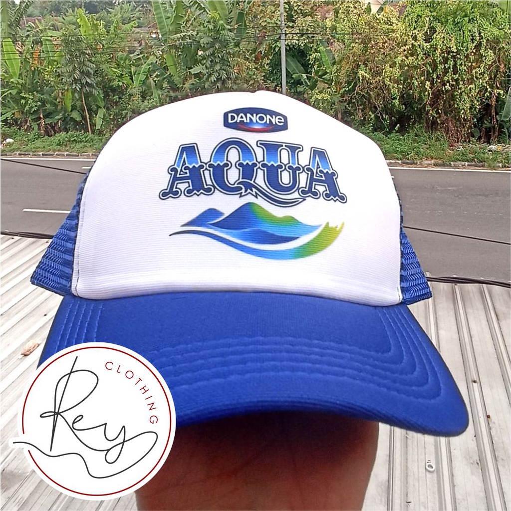 Topi Trucker Aqua - Rey Clothing