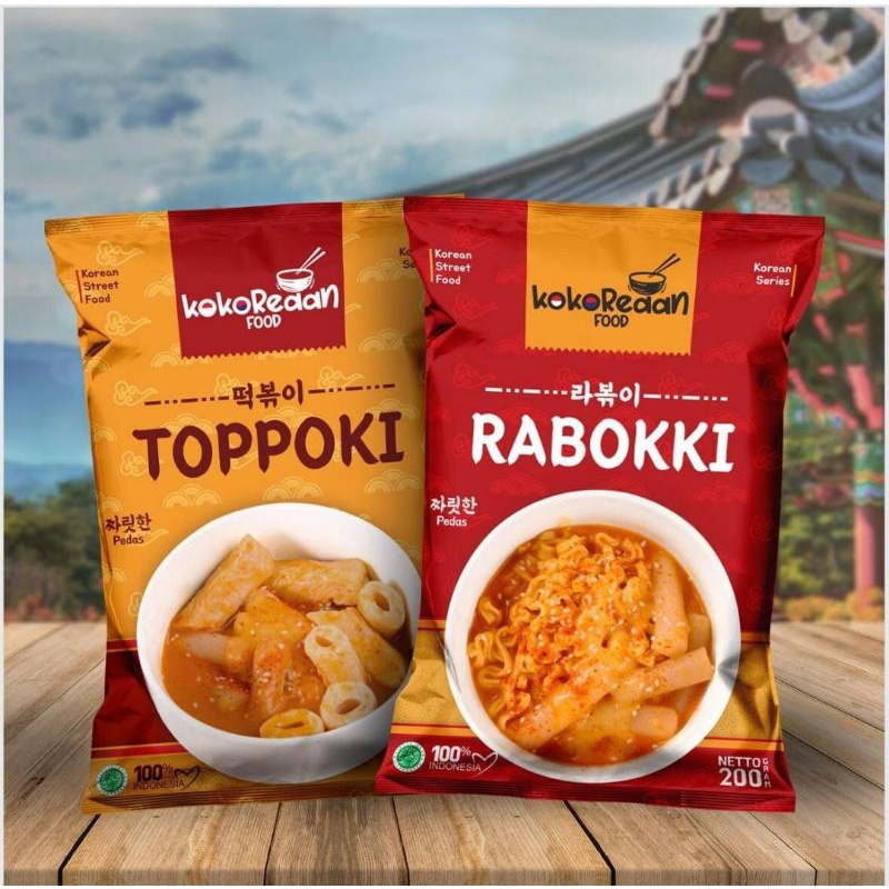 

Kokoreaan Rabboki Toppoki Jajanan Korea