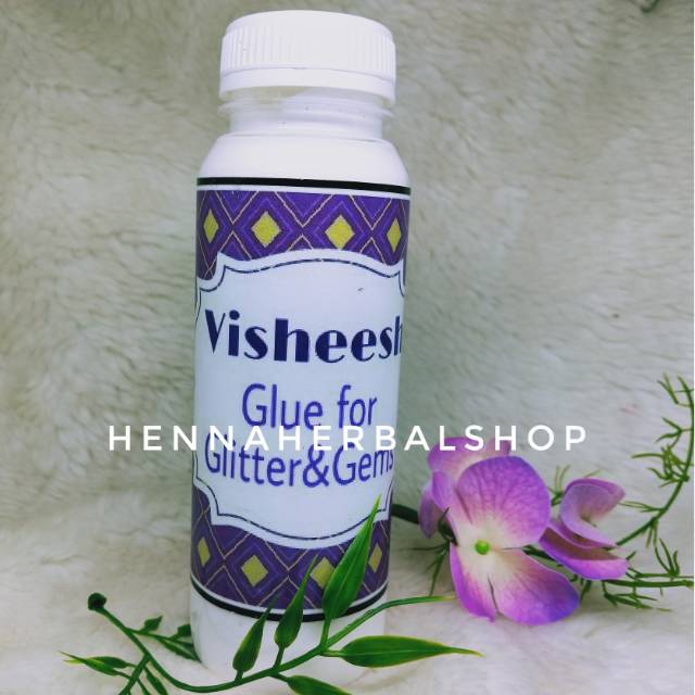 

Visheesh lem kulit untuk gems dan glitter kemasan 250grm