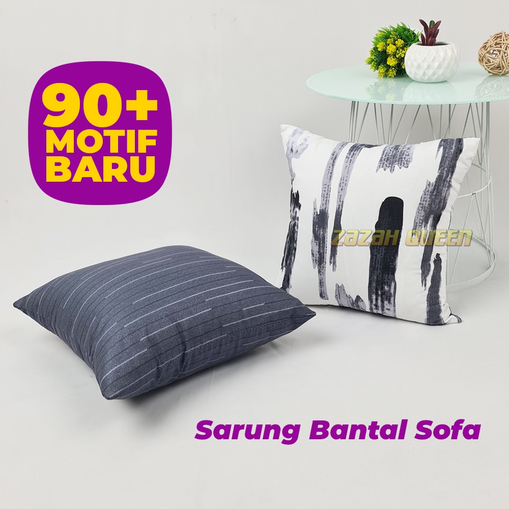 Sarung Bantal Sofa 40x40 - Hitam series