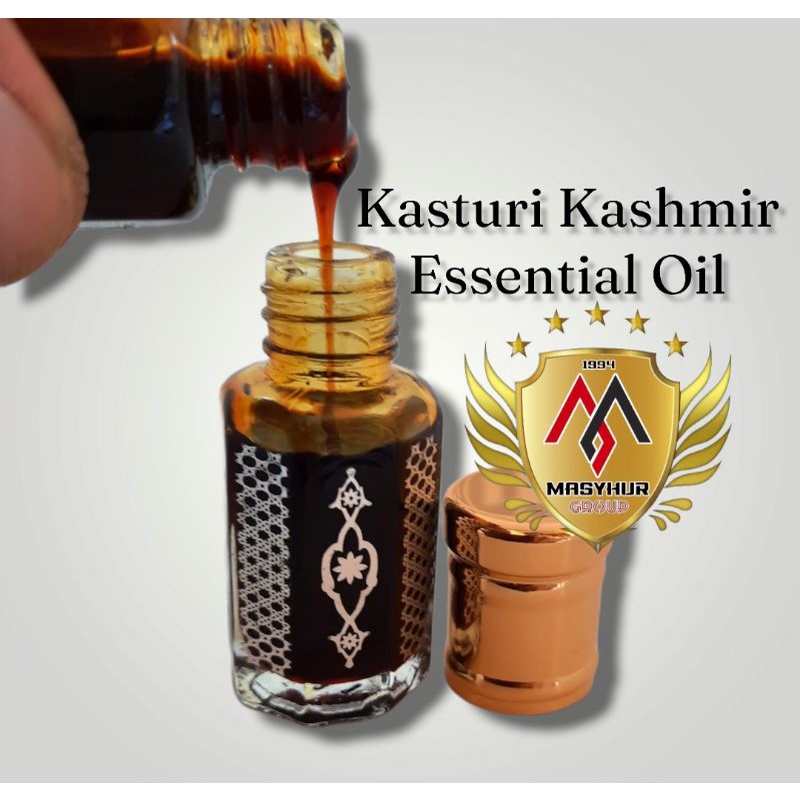 Minyak Kasturi Kashmir Asli Import India | 100% Bibit Murni