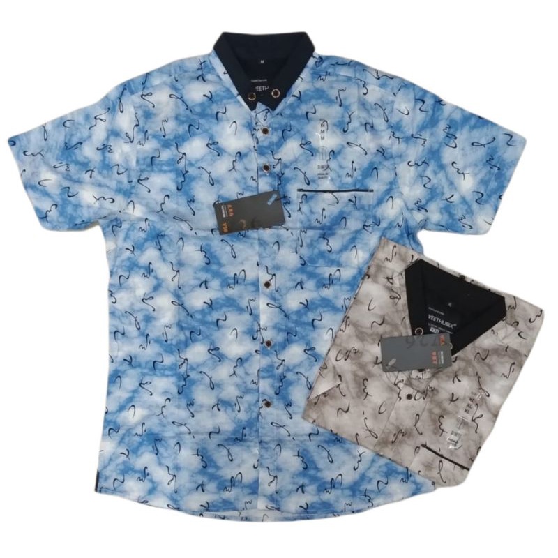 KEMAJA CASUAL DEWASA PENDEK MOTIF