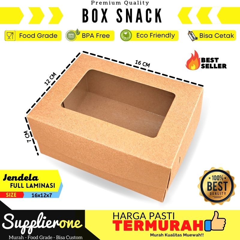 

Dus Snack / Dus Kue / Dus cemilan / Box Makanan / Kotak Cemilan / Kemasan Catering Model Jendela