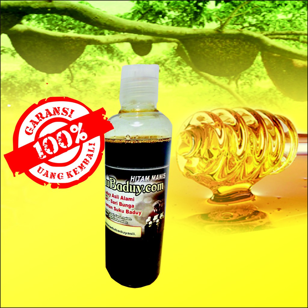 

tokosemeton madu baduy HITAM MANIS 300 gram Garansi 100% Uang Kembali