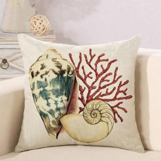 Sarung Bantal  dengan Gambar  Motif  Bergaya Mediterrania 