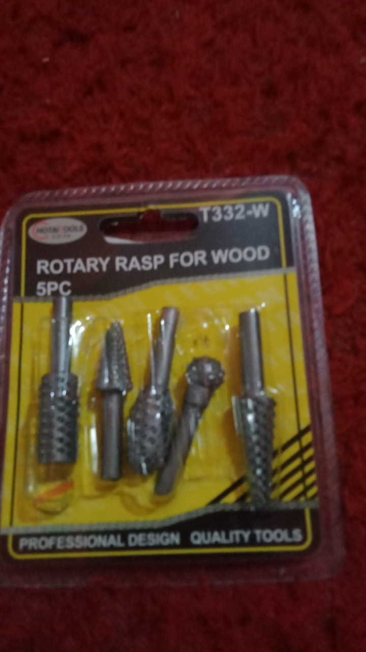 Mata Bor Lubang Ukir Kayu Wood Bits Steel 1/4 Inch 5 Pcs 57000