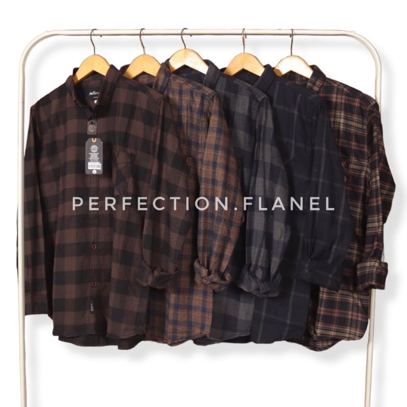 KEMEJA FLANEL PREMIUM QUALITY LENGAN PANJANG PRIA