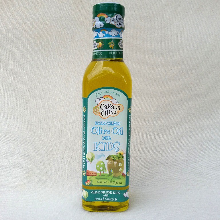 Casa di Oliva Extra Virgin Olive Oil For Kids With Omega 3 &amp; 6 - 250 ml