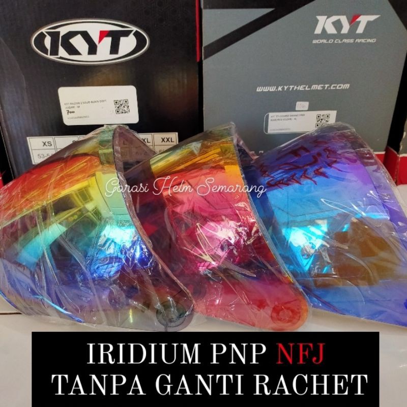 VISOR IRIDIUM NFJ VISOR NFJ GARASI HELM SEMARANG