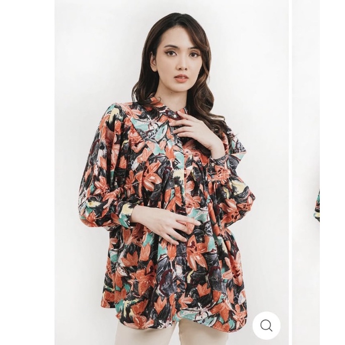 READY BESTSELLER‼️ New Launching Camila Blouse Black By Benang Jarum