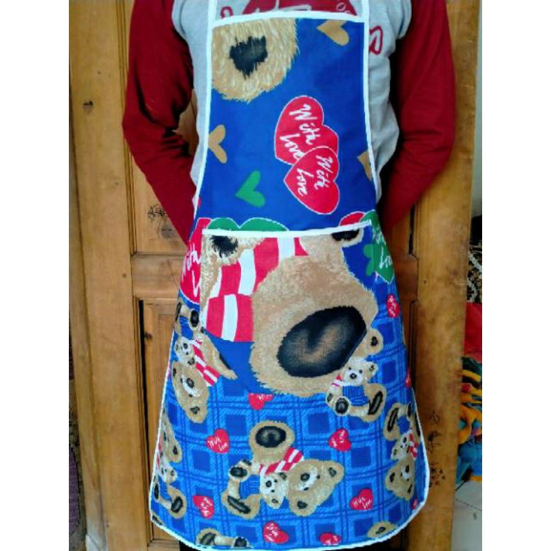 Celemek dapur karakter dan polos apron