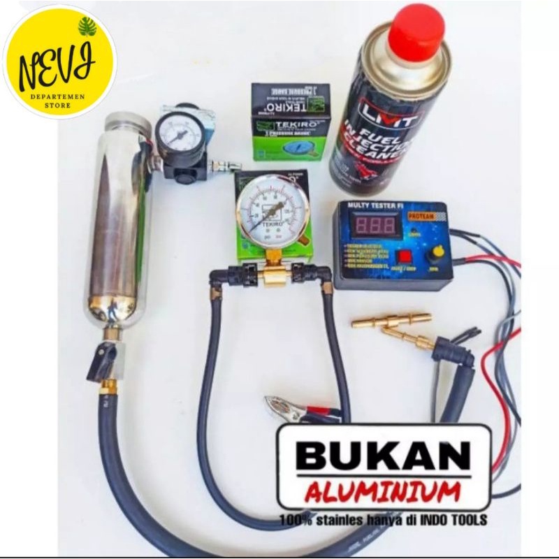 full set Alat servis injeksi injektor TESTER FUELPUMP SATU PAKET TABUNG INFUS