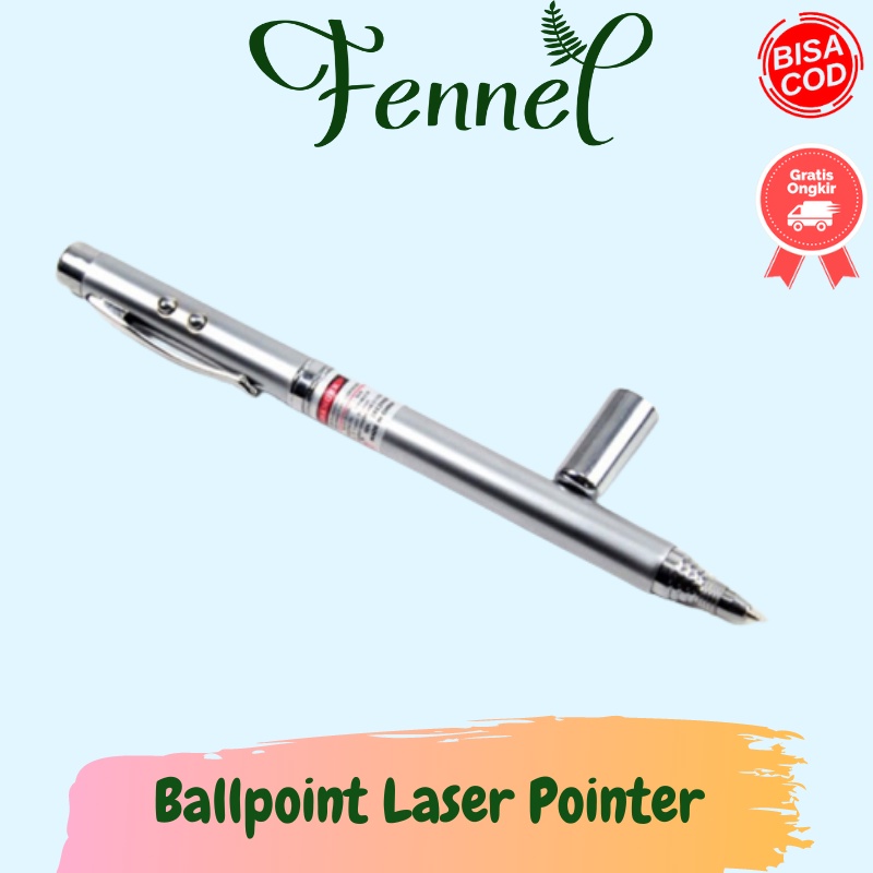 Ballpoint Pena Pulpen Premium 5 in 1 Laser Pointer - 5RLS