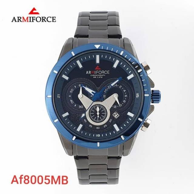 Jam Tangan Pria ArmyForce AF8005MB Original