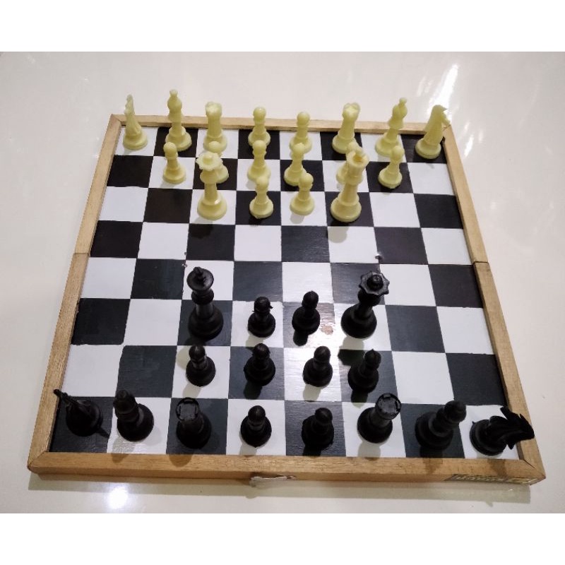 CATUR KAYU SBR BIJI PLASTIK UKURAN. 40