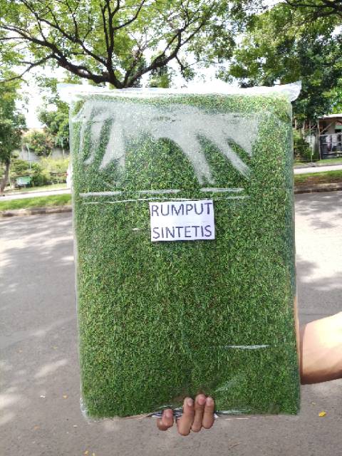 Rumput sintetis karpet 1 × 1 Meter