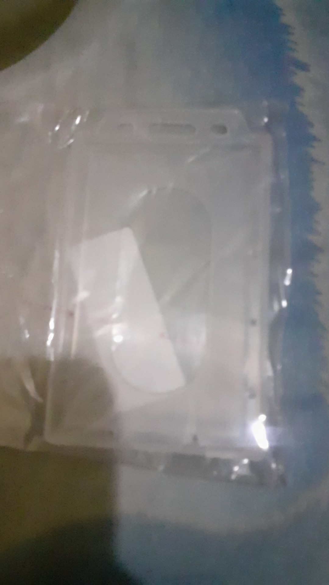 【hd】【big Sale】 Baru! Hd Plastik Pelapis Lencana / Kartu Id Bahan Tebal Warna Transparan