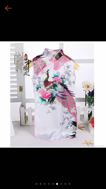 Dress cheongsam Imlek cantik