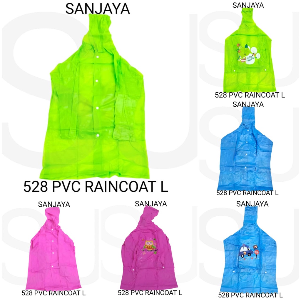 JAS HUJAN / JAS HUJAN WARNA / MANTOL / JAS HUJAN ANAK ANAK / RAINCOAT / 528 PVC RAINCOAT