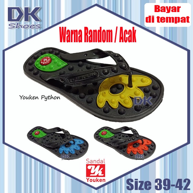 Youken Python 39-42 Sandal Kesehatan / Sandal Rematik / Sandal Rumah / Sandal Sehari-hari