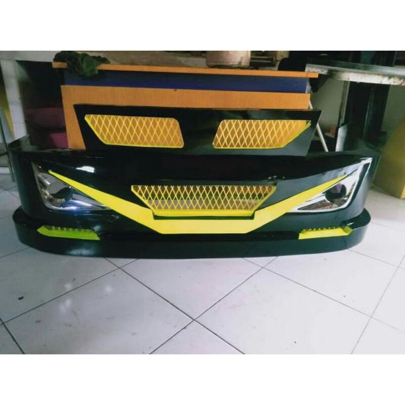 bemper depan new carry, bahan plat