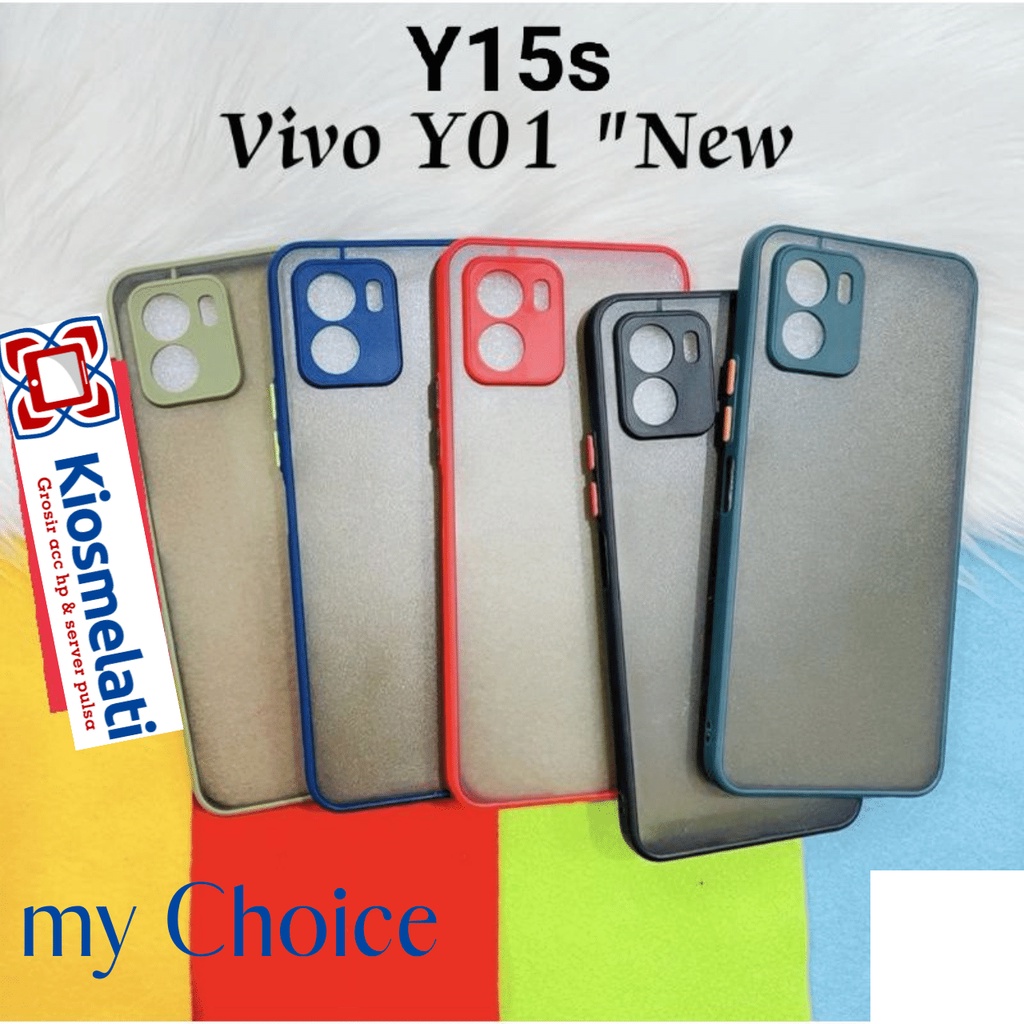 Soft Case Metalic Bahan Silikon Warna warni Untuk Vivo Y15s/Y01 - Soft Case Vivo Y21s/y33 - Soft Case Vivo Y12 - Soft Case Vivo Y01