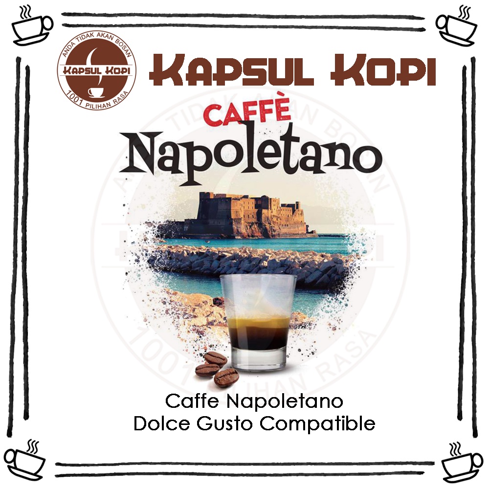 

Ecer Caffe Napoletano Kapsul Kopi Impor Dolce Gusto Compatible