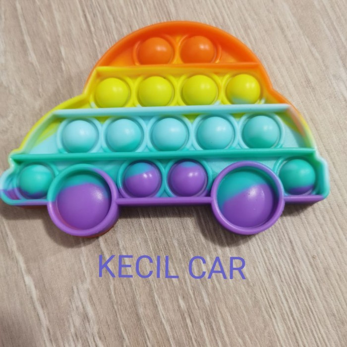 Mainan Fidget Tangan Pop It 10 CM - Fidget Push Pop Its Toy - Fidget Squeeze Game Pop It-Mobil