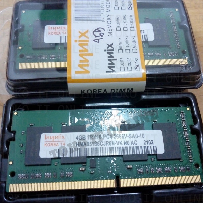 HYNIX RAM SODIMM DDR4 4GB LAPTOP