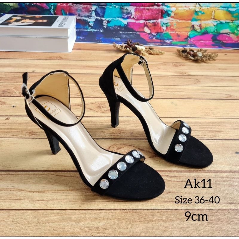 ABBUSHOES Ak 11 Sepatu High Heels Wanita Terbaru 9cm