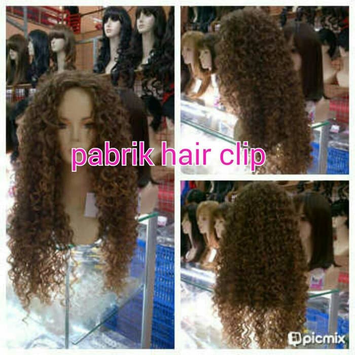Jual Rambut Palsu Fashion Cowok Cewek Rambut Gembel Wig Gimbal Murah