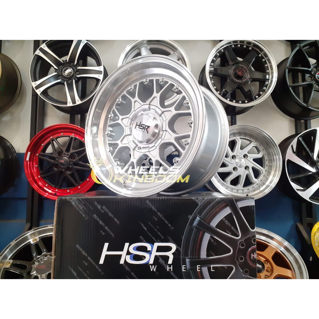 Velg Mobil Ring 15 Pelek Racing Buniwah H8001 Hsr R15 Untuk Brio Velg Mobil Ring 15 Pelek Racing Buniwah H8001 Hsr R15 Untuk Brio