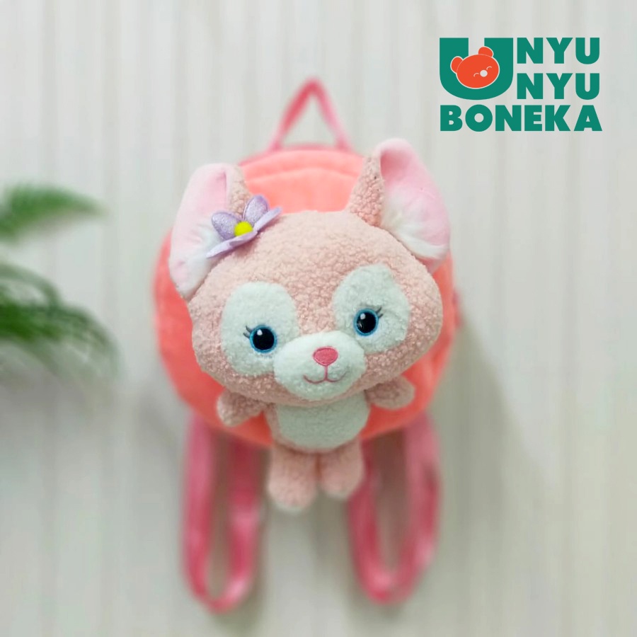 tas Ransel Boneka Bulat Stella Duffy Linabell Size 24cm rubah srigala disney dog boneka