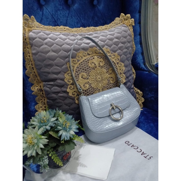 (TERMURAH) STACCATO SX2408LBU WOMAN Bags BIRU