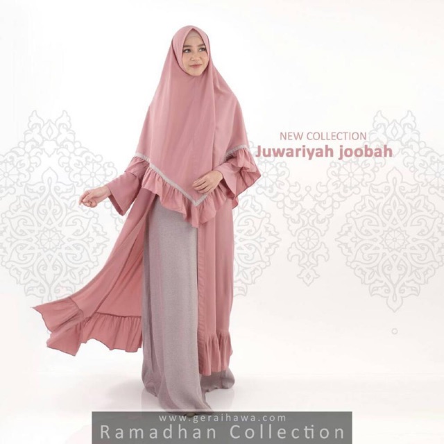 Gamis Syari Wanita Terbaru Juwariyah Joobah ORI Gerai Hawa