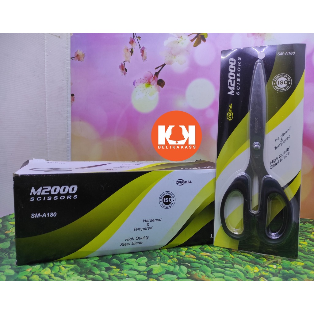 GUNTING KERTAS STAINLESS MEREK M2000 &amp; DAIWA UKURAN KECIL SEDANG BESAR / ALAT GUNTING KERTAS / PAPER SCISSORS / GUNTING DAIWA / GUNTING M2000 / GUNTING KECIL / GUNTING SEDANG / GUNTING BESAR