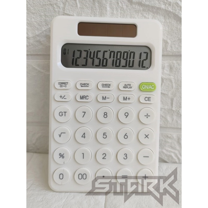 

8068 Kalkulator 12 Digit - Kalkulator Meja Dagang - Kalkulator Kantor - Kalkulator Pasar - Check and Correct