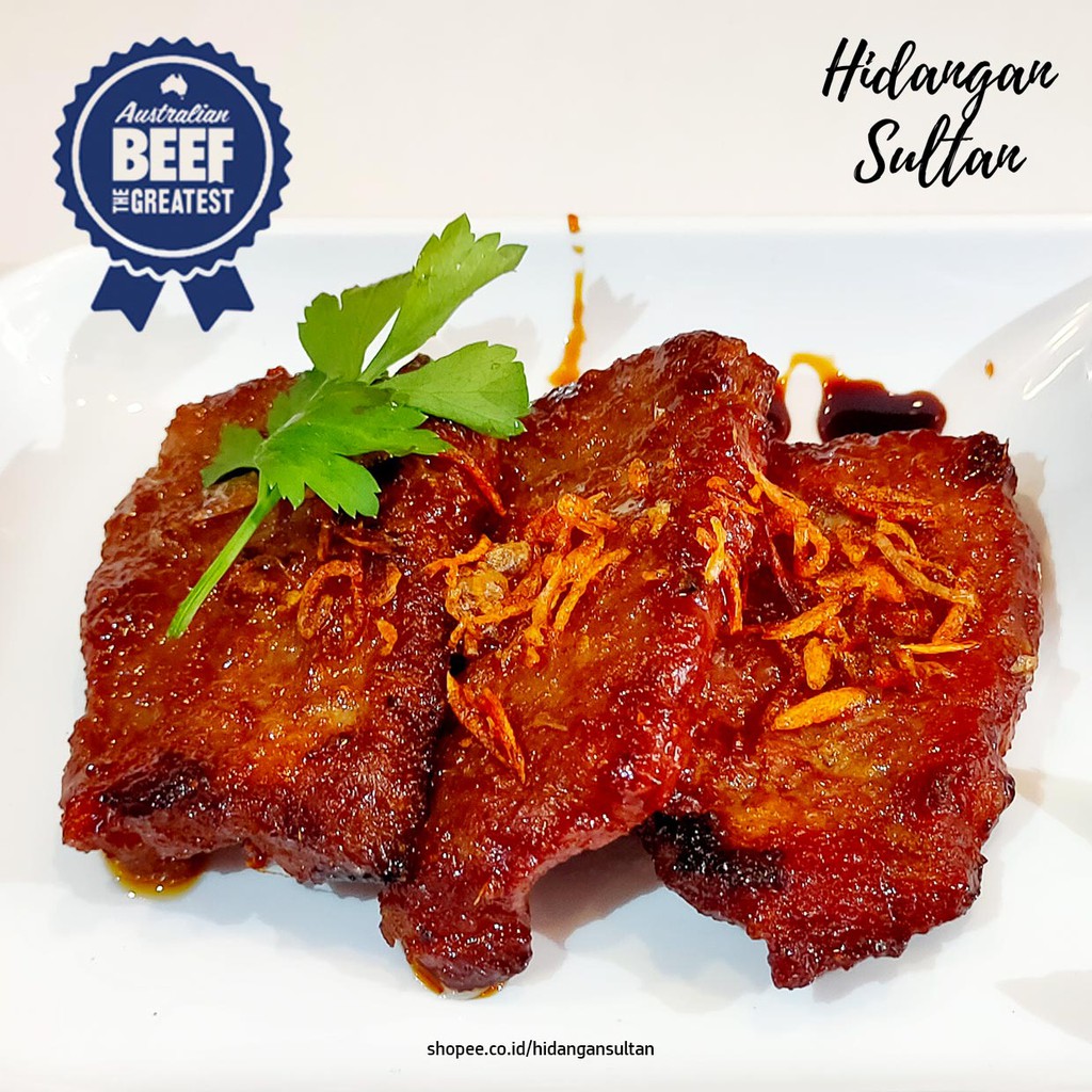

Gepuk Sapi Hidangan Sultan 250 gram (Selalu Ready)