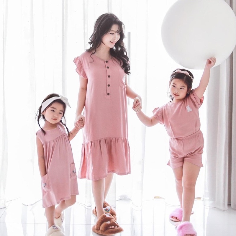 MOOI KIKA RUFFLE DRESS (MOM)/DASTER IBU