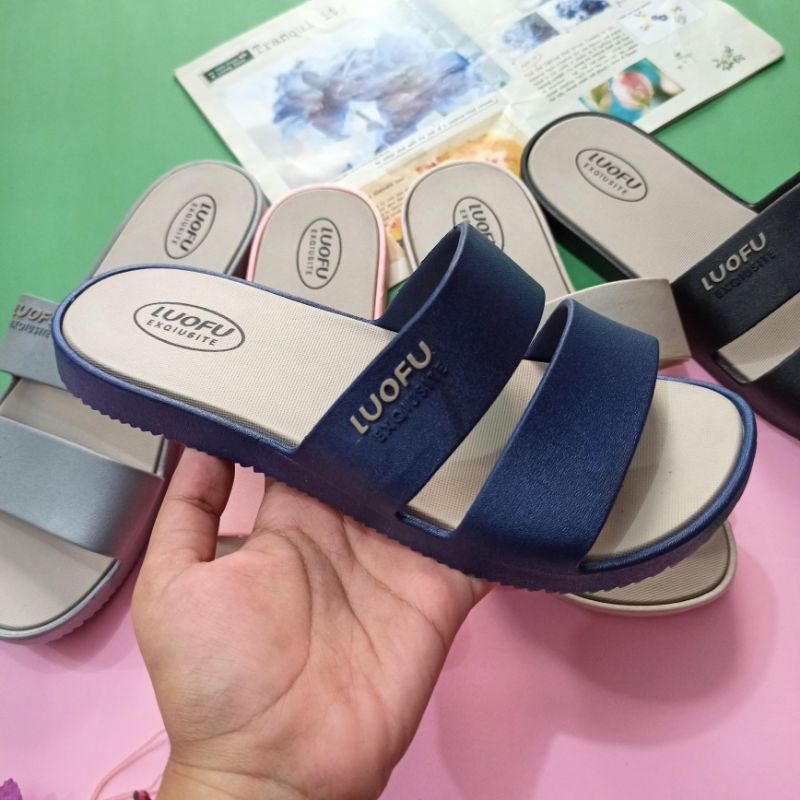 SANDAL CEWEK | SANDAL SELOP | SELOP KARET | SELOP MURAH | SANDAL LUOFU