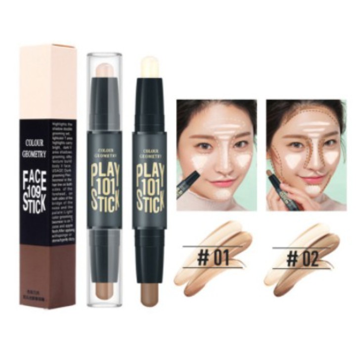 LAMEILA FACE STICK CONCEALER CONTOUR GEOMETRY FACESTICK LA036 1002