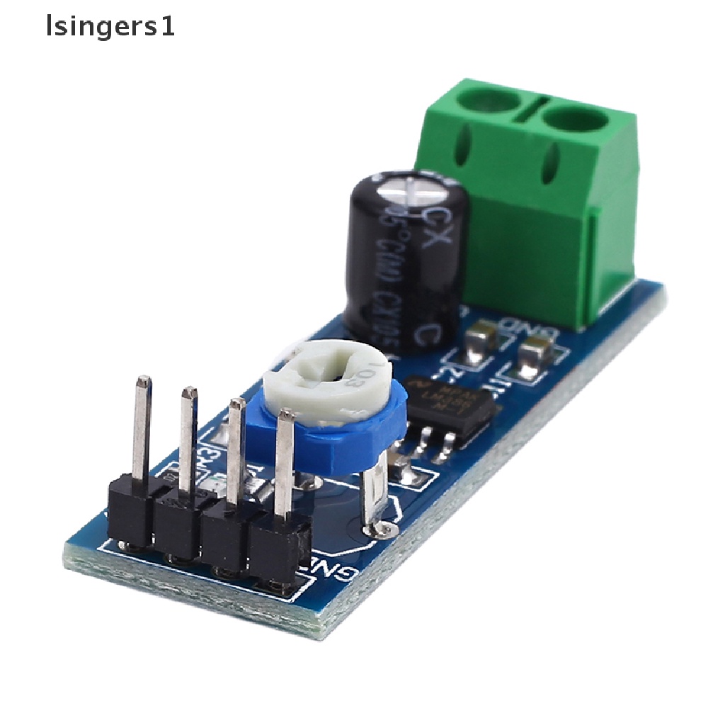 (lsingers1) Lm386 Modul Board Amplifier Audio HIFI Mini DC 5V-12V DIY