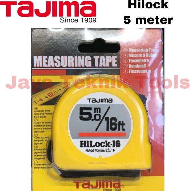 

Cuci Gudang Awal Tahun Meteran Tajima 5 meter Hi Lock Kuning Measuring Tape Cuci Gudang Awal Tahun