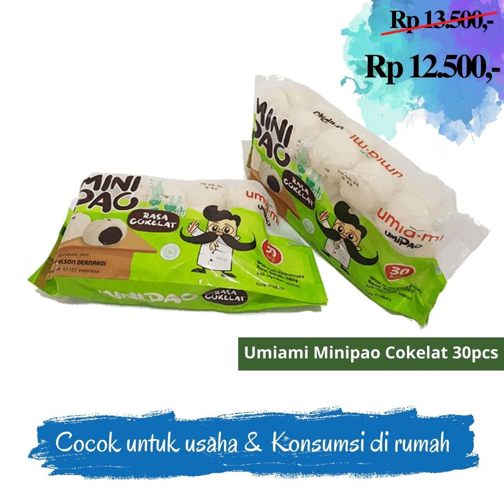 

UMIAMI MINIPAO COKLAT ISI 15PCS / 30 PCS 480 GRAM