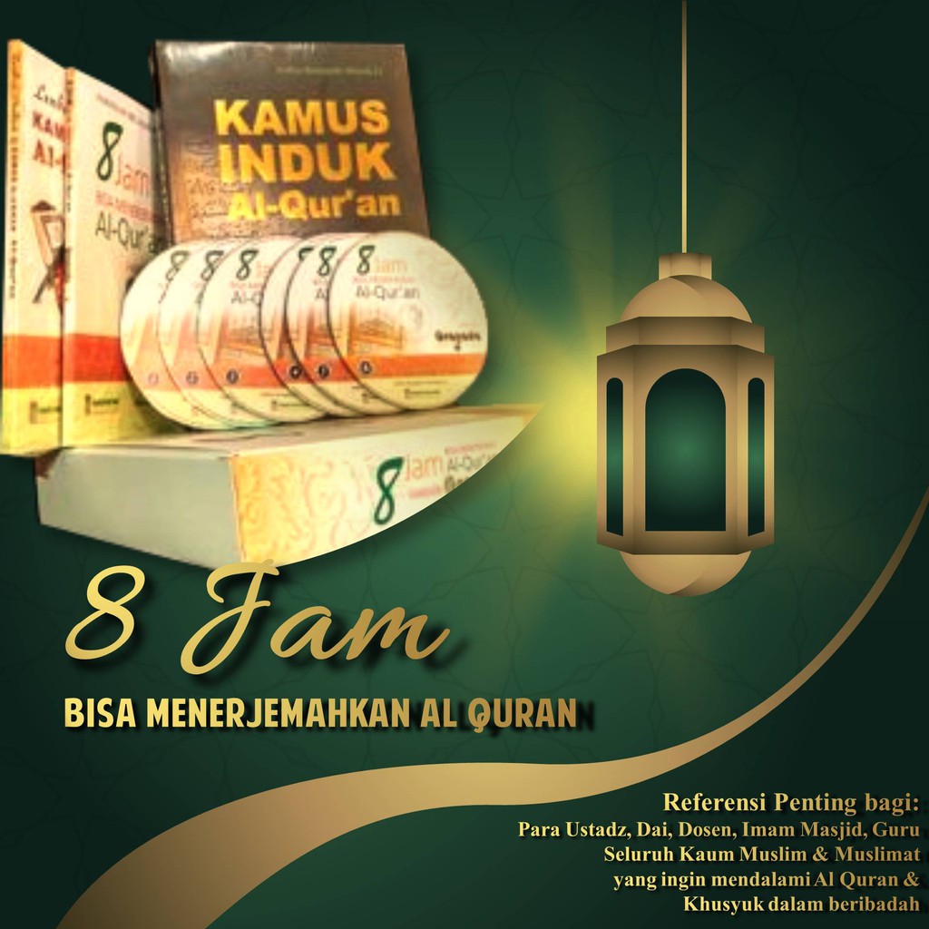 Paket Granada 8 Jam Bisa Menerjemahkan Al Quran dan Kamus Induk 30 Juz